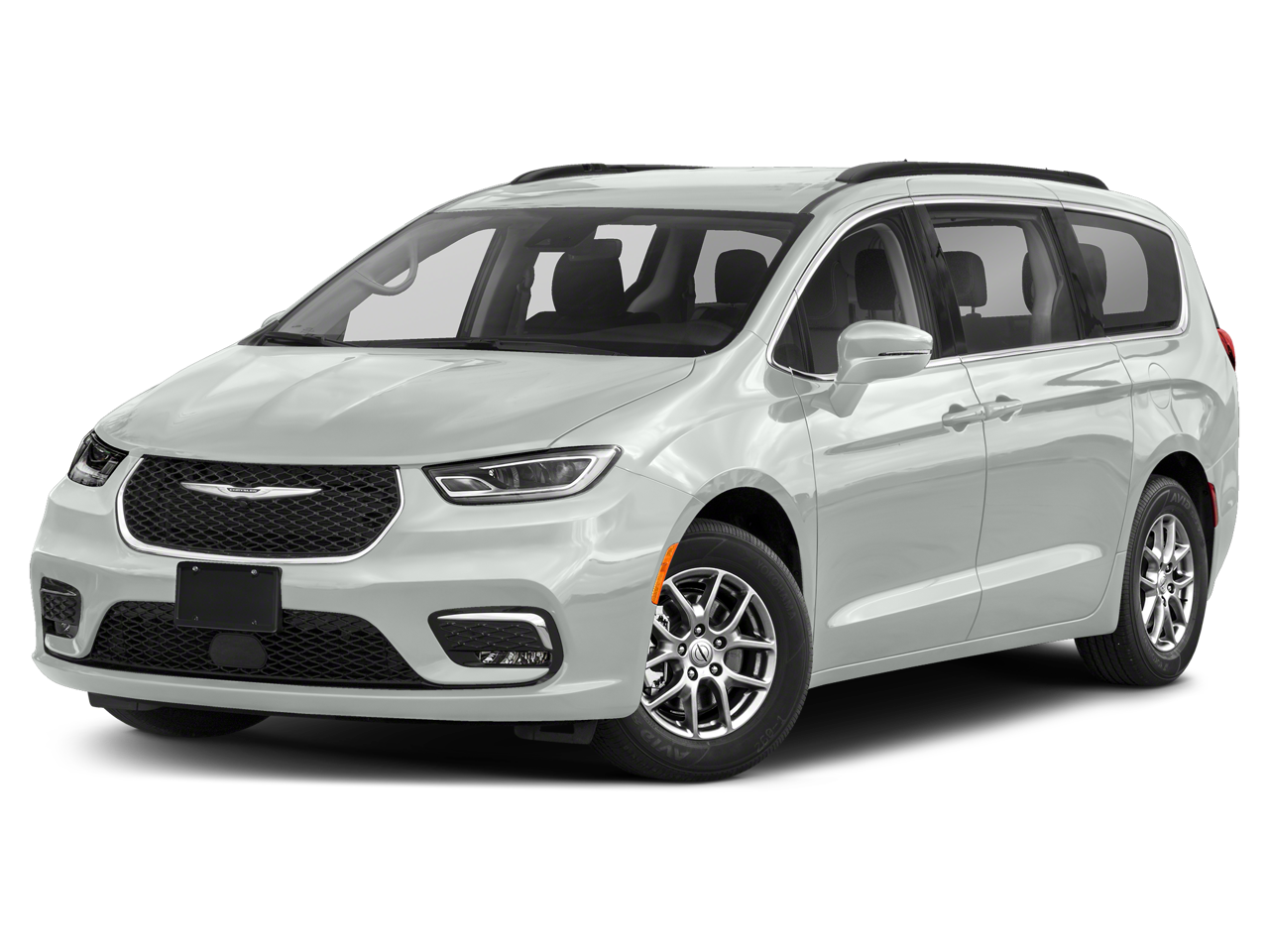 2022 Chrysler Pacifica Limited in Bright White Clearcoat — front three-quarter view