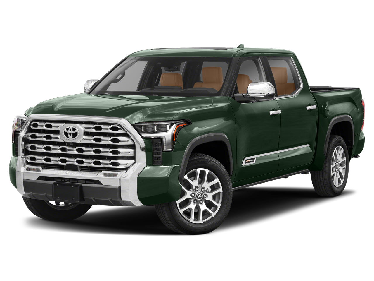 2023 Toyota Tundra 1794 in Army Green — front three-quarter view
