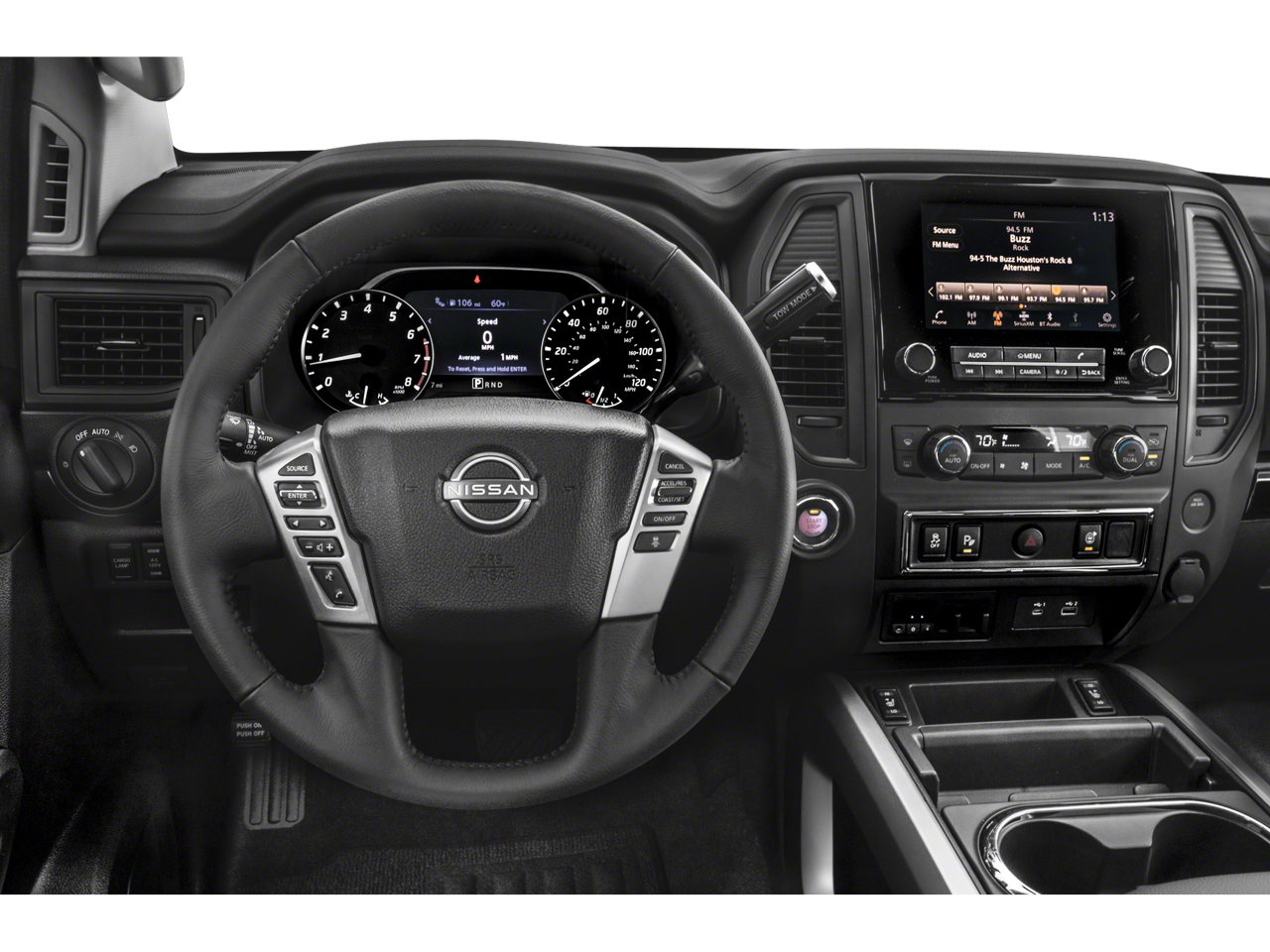 2023 Nissan Titan — interior view