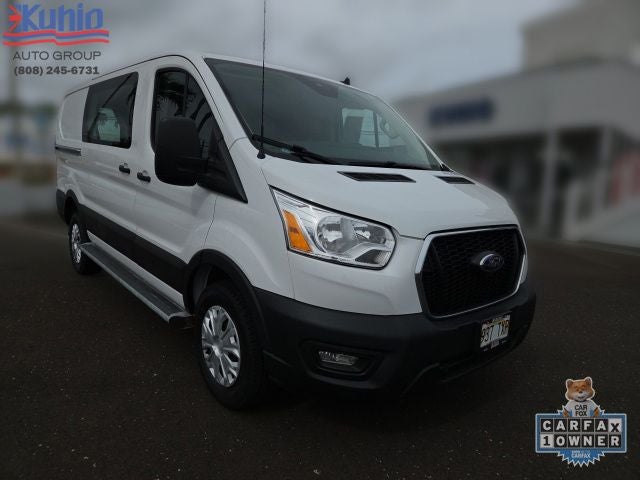 2021 Ford Transit-250 Base in Oxford White — front three-quarter view