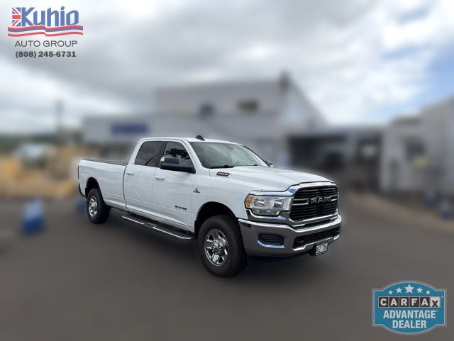 2021 RAM 2500 Big Horn in Bright White Clearcoat — front three-quarter view