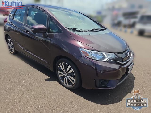 2015 Honda Fit EX-L w/Navigation in Purple — front three-quarter view