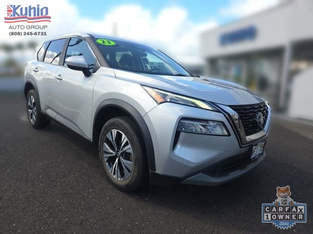 2023 Nissan Rogue SV in Brilliant Silver Metallic — front three-quarter view