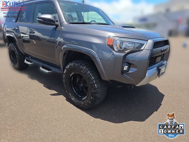 2023 Toyota 4Runner TRD Off-Road Premium in Gray — front three-quarter view