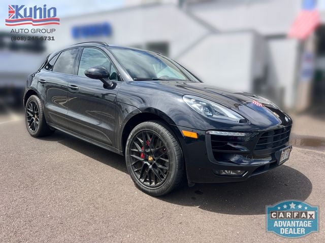 2018 Porsche Macan GTS in Black — front three-quarter view