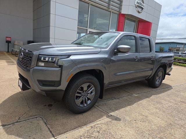 2026 Nissan Frontier SV in Gun Metallic — front three-quarter view