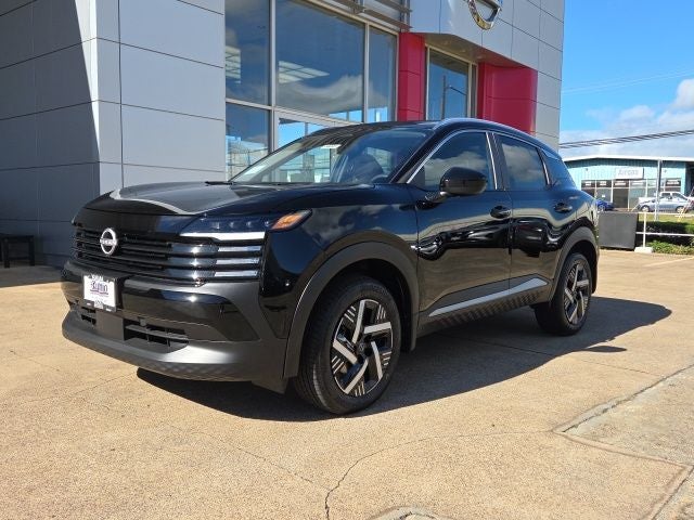 2026 Nissan Kicks SV in Super Black — front three-quarter view