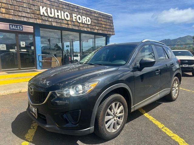 2014 Mazda Mazda CX-5 Sport in Jet Black Mica — front three-quarter view